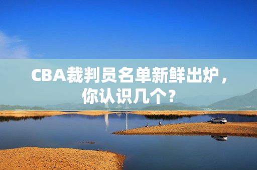 CBA裁判员名单新鲜出炉，你认识几个？