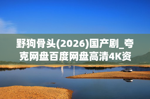 野狗骨头(2026)国产剧_夸克网盘百度网盘高清4K资源_迅雷下载