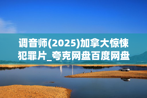 调音师(2025)加拿大惊悚犯罪片_夸克网盘百度网盘资源_高清4K下载