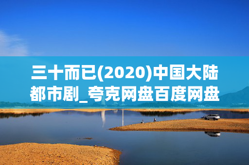 三十而已(2020)中国大陆都市剧_夸克网盘百度网盘4K超清资源下载