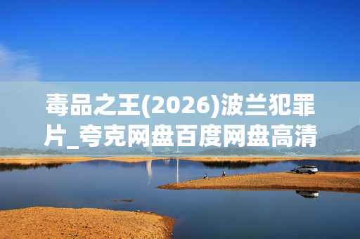 毒品之王(2026)波兰犯罪片_夸克网盘百度网盘高清4K资源下载