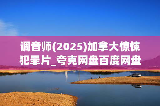 调音师(2025)加拿大惊悚犯罪片_夸克网盘百度网盘资源_高清下载
