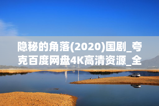 隐秘的角落(2020)国剧_夸克百度网盘4K高清资源_全集下载