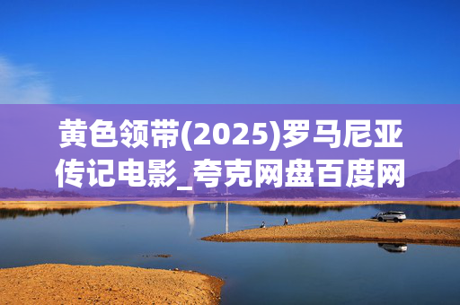 黄色领带(2025)罗马尼亚传记电影_夸克网盘百度网盘高清1080P资源下载