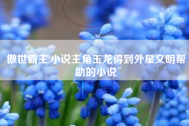 傲世霸主,小说主角玉龙得到外星文明帮助的小说
