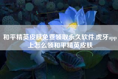 和平精英皮肤免费领取永久软件,虎牙app上怎么领和平精英皮肤