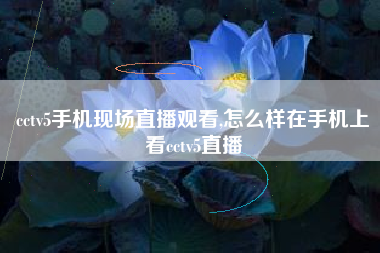 cctv5手机现场直播观看,怎么样在手机上看cctv5直播