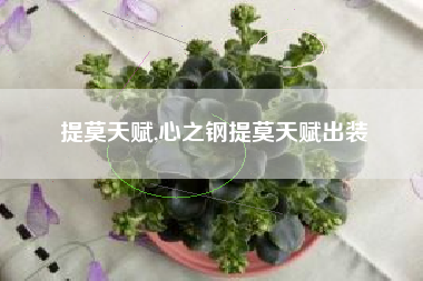 提莫天赋,心之钢提莫天赋出装