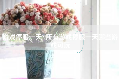 游戏停服一天?,所有游戏停服一天哪些游戏可玩