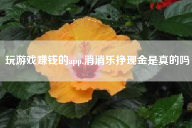 玩游戏赚钱的app,消消乐挣现金是真的吗