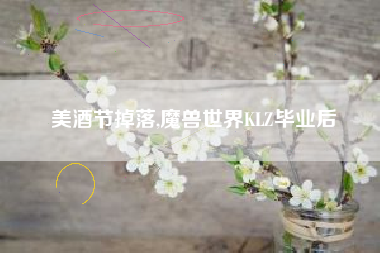 美酒节掉落,魔兽世界KLZ毕业后