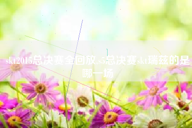 skt2015总决赛全回放,s5总决赛skt瑞兹的是哪一场