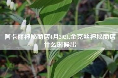 阿卡丽神秘商店4月2021,金克丝神秘商店什么时候出