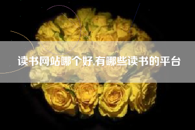 读书网站哪个好,有哪些读书的平台