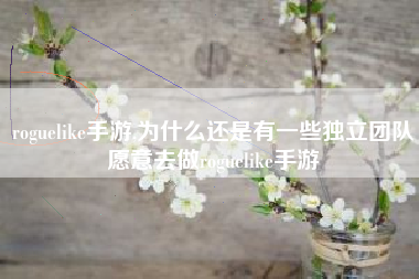 roguelike手游,为什么还是有一些独立团队愿意去做roguelike手游