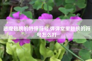 恶魔翅膀的特殊符号,弹弹堂里翅膀的符号怎么打