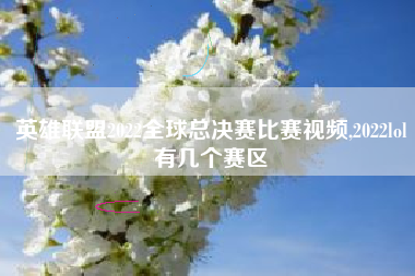 英雄联盟2022全球总决赛比赛视频,2022lol有几个赛区