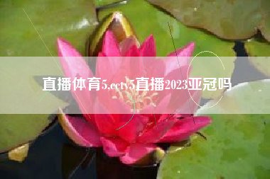 直播体育5,cctv5直播2023亚冠吗