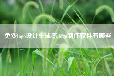 免费logo设计生成器,logo制作软件有哪些