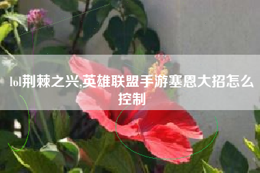 lol荆棘之兴,英雄联盟手游塞恩大招怎么控制