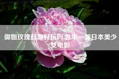 御姐玫瑰起源好玩吗,急求一部日本美少女电影