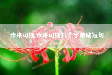 未来可期,未来可期八个字激励短句