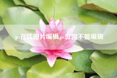 ps在线图片编辑,ps位图不能编辑