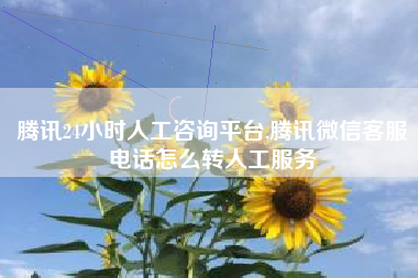腾讯24小时人工咨询平台,腾讯微信客服电话怎么转人工服务