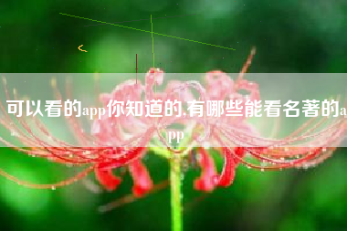 可以看的app你知道的,有哪些能看名著的app