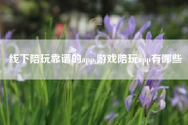 线下陪玩靠谱的app,游戏陪玩app有哪些