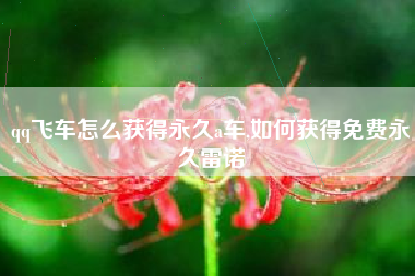 qq飞车怎么获得永久a车,如何获得免费永久雷诺