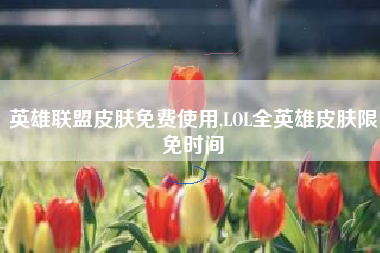 英雄联盟皮肤免费使用,LOL全英雄皮肤限免时间