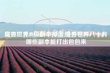 魔兽世界80级副本掉落,魔兽世界八十有哪些副本能打出包包来