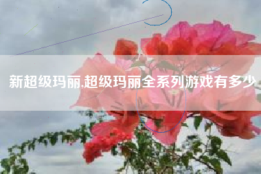 新超级玛丽,超级玛丽全系列游戏有多少