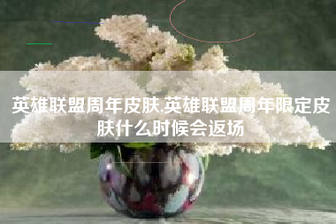 英雄联盟周年皮肤,英雄联盟周年限定皮肤什么时候会返场