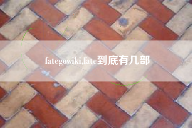 fategowiki,fate到底有几部