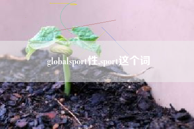 globalsport性,sport这个词