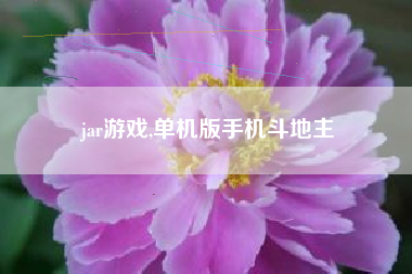 jar游戏,单机版手机斗地主