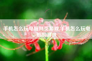 手机怎么玩电脑网页游戏,手机怎么玩电脑的游戏