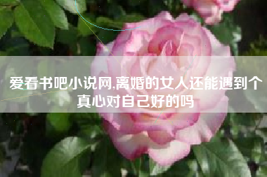 爱看书吧小说网,离婚的女人还能遇到个真心对自己好的吗