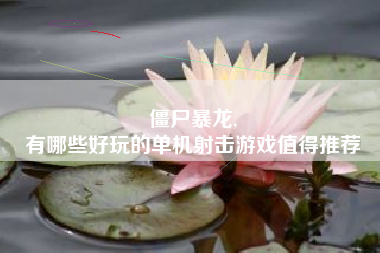 僵尸暴龙,
有哪些好玩的单机射击游戏值得推荐