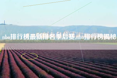 nba排行榜最新排名季后赛,nba排行榜揭秘