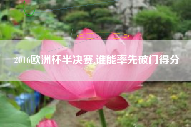 2016欧洲杯半决赛,谁能率先破门得分