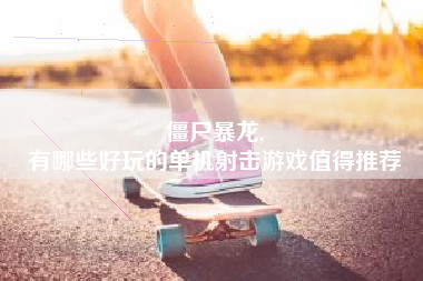 僵尸暴龙,
有哪些好玩的单机射击游戏值得推荐