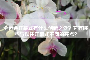 全运会开幕式有什么创新之处？它有哪些与以往开幕式不同的亮点？