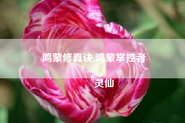 鸿蒙修真诀,鸿蒙掌控者
灵仙 鸿蒙修真诀,鸿蒙掌控者
灵仙