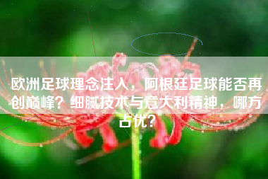 欧洲足球理念注入，阿根廷足球能否再创巅峰？细腻技术与意大利精神，哪方占优？