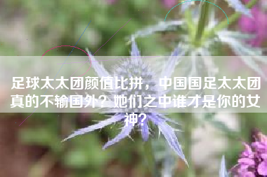 足球太太团颜值比拼，中国国足太太团真的不输国外？她们之中谁才是你的女神？