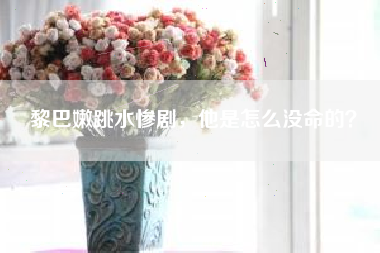 黎巴嫩跳水惨剧，他是怎么没命的？