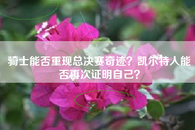 骑士能否重现总决赛奇迹？凯尔特人能否再次证明自己？